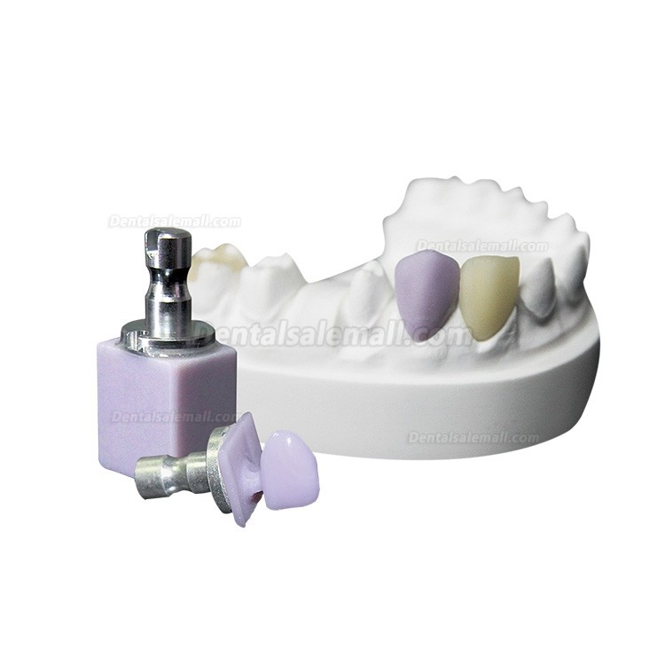 5 Pcs C14 LT Low translucent lithium disilicate glass ceramic block dental veneer and anterior teeth material